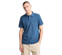 Timberland Pure Cotton Pique Polo Shirt Denim