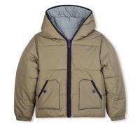Timberland - Reversible Hooded Down Jacket - Khaki - Boy - 5 Years