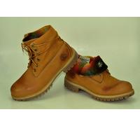 Timberland Roll Top Boots Men Woolrich Wool Leather Boots 6829A