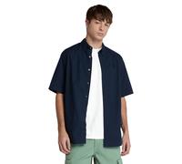 Timberland Short Sleeve Stretch Poplin Shirt Navy size L | Formal Shirts Outlet | Men | Blue L