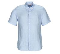 Timberland Short sleeved Shirt SS Mill River Linen Shirt Slim in Blue EU S