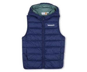 Timberland - Sleeveless Down Jacket - Blue - Boy - 4 Years