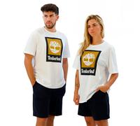 Timberland T-Shirt Stack Logo 1001 White, White, M