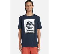 Timberland 'Stack Logo' Print T-Shirt Dark Sapphire