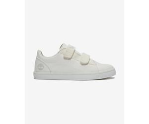 Timberland Stone Jump Low Hook & Loop Shoes White Natural Kids - 31