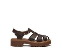Timberland Stone Street Fisherman Sandal, Brown, Size 3, Women Brown