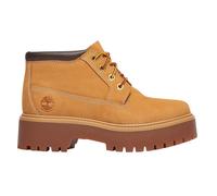 Timberland Stone Street Mid Lace Leather Women's Ankle Boots - Wheat - Size:UK 3.5