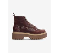 TIMBERLAND Women's Stone Street Mid Lace-Up Chukka Boots 4 (37) Red
