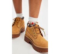 Timberland Stone Street Mid Lace-Up Waterproof Boots at Free People in Taupe, Size: US 8.5 - female