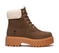 Timberland Stone Street Mid Warm Lined Waterproof Boots Brown EU 37 1/2 Woman