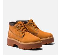 Timberland Stone Street Nellie Leather WoMens Wheat Boots - Yellow - Size UK 5