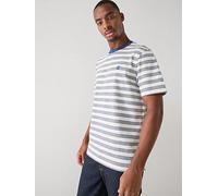 Timberland - 4 Rows Striped S/S Tee - T-shirt size XL, white