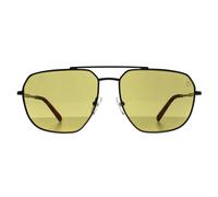 Timberland Men's Aviator Shiny Dark Nickeltin Brown Polarized TB00009 Sunglasses in Grey Timberland Grey One Size
