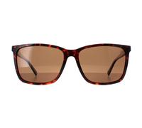 Timberland Square Mens Dark Havana Brown Polarized TB9280-H - One Size
