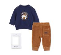 Timberland - Sweatshirt And Pants Set - Medieval Blue - Boy - 3 Months