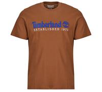 Timberland T shirt Embroidered Tee Established 1973 in Brown EU XL