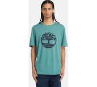 Timberland Men's Northwood TFO Tree Logo Short Sleeve Tee White T-Shirt, M