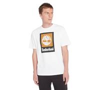 Timberland Stack Logo Colored Short Sleeve T-shirt White XL Men
