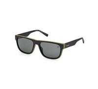 Timberland TB00025 02R Man Sunglasses Injected Black Green Squared Polarized