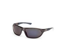 Timberland TB00035 05D Man Sunglasses Injected Black Smoke Squared Polarized
