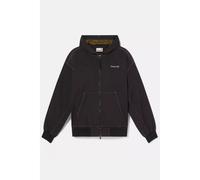 Timberland Washed Duck Canvas Bomber Jacket Black L Men