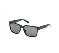 Timberland TB9335-H 02R Man Sunglasses Injected Black Green Squared Polarized