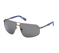 Timberland TB9341-H Polarized 07D Men's Sunglasses Silver Size 64