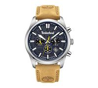 Timberland Men Analog Quartz Watch with Leather Strap TDWGF0009602
