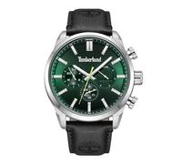 Timberland Men's Analogue Quartz Watch with Leather Strap TDWGF0028703, Silver, Tek Ebat, Strap.