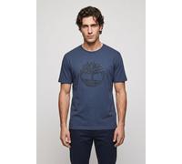 Timberland Tree Logo Short Sleeve Tee Dark Blue size L | Print T-Shirts Outlet | Men | Blue L