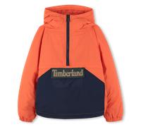 Timberland - Two-tone Hooded Windbreaker - Tigerlily - Boy - 16 Years