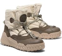 Timberland UK 5.5 Moriah Range Women Mid Warm Waterproof Natural Woven Snow Boot