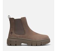 Timberland UK 5 Greyfield Mid Chelsea Boot Women's Medium Brown Nubuck New