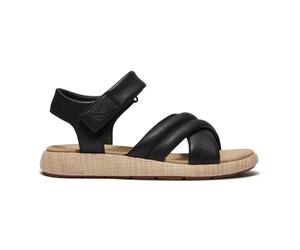 Timberland UK 6 Belmar Waves Backstrap Sandal Black Full Grain TB0A412YW02 New