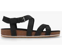 Timberland UK 6 Malibu Waves Backstrap Sandal Black Nubuck Brand New