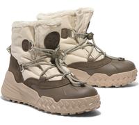 Timberland UK 7.5 Moriah Range Women Mid Warm Waterproof Natural Woven Snow Boot