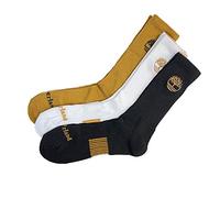 Timberland Men's 3PP Yellow Boot Logo HC Crew, Wheat, M