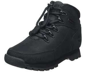 Timberland Unisex Kids Euro Rock (Junior) Chukka Boot, Black, 3.5 UK