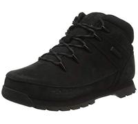 Timberland Unisex Kids Euro Sprint (Junior) Classic Boots, Black Nubuck, 4 UK