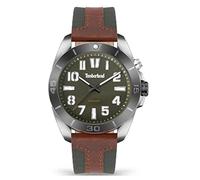 Timberland Warrick TDWGP2201602 Men's Watch with Nylon Strap, Case Diameter: 44 mm, Multicoloured, Brown, Strap.