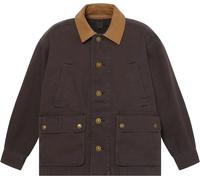 Timberland - Water-repellent cotton jacket - Field Coat Jacket Vintage Black for Men - Size L - Brown Brown L