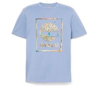 Timberland Water Stack Logo Short Sleeve T-shirt Blue M Man