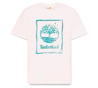 Timberland - Water Stack Logo S/S Tee - T-shirt size M, white