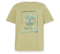 Timberland Water Stack Logo Short Sleeve T-shirt Green 2XL Man