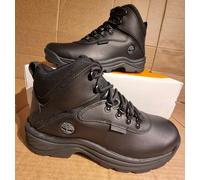 Timberland White Ledge Waterproof Boots UK9, Men's Black Hiking Leather Shoes