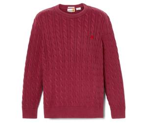 Timberland - Williams River Cable Crewneck Sweater - Jumper size XXL, red