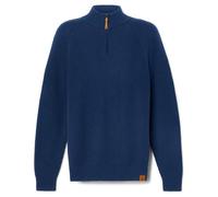 Timberland - Williams River Textured 1/4 Zip Sweater - Jumper size XL, blue