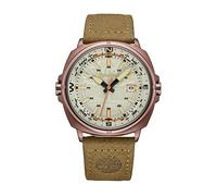 Timberland Unisex-Adult Analogue Quartz Watch with Leather Strap TDWGB2230802