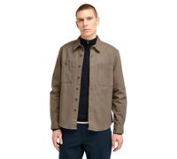 Timberland Windham Brushed Twill Overshirt Chocolate Chip size L | Casual Shirts Outlet | Men | Brown L