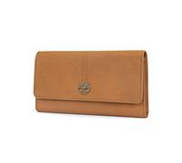 Timberland Women Leather RFID Flap Wallet Clutch Organizer, Wheat (Nubuck), One Size